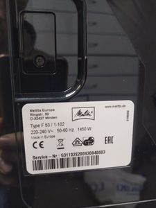 Б/в Кавоварка Melitta caffeo passione ot f53/1-102 01-200858937