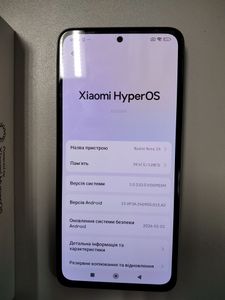 Б/в Мобільний телефон Xiaomi redmi note 14 6/128gb 01-200892565