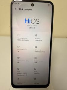 Б/в Мобільний телефон Tecno spark go 1 kl4 4/128gb 01-200906209