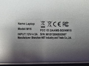 Б/в Ноутбук Sgin 15/celeron j4105 ddr4/4gb ddr4/hdd *відсутній/ssd 128 gb/*інтегрована 01-200958684
