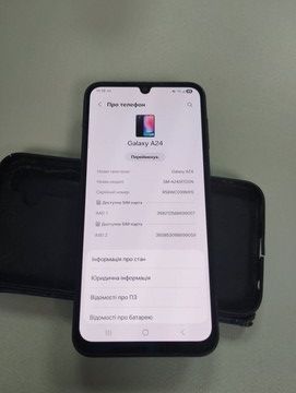 Б/в Мобільний телефон Samsung galaxy a24 sm-a245f 6/128gb 01-200971768