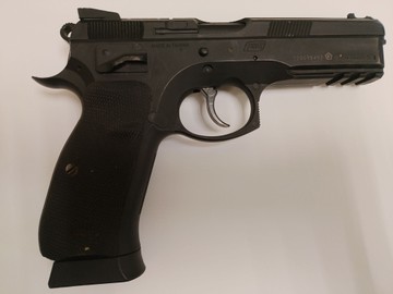 Б/в Пістолет пневматичний Asg cz 75 sp-01 shadow 01-200991808