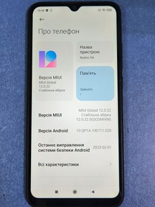 Б/в Мобільний телефон Xiaomi redmi 9a 2/32gb 01-201001294