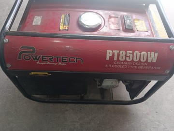 Б/в Бензиновий електрогенератор Powertech pt8500w 01-201080030