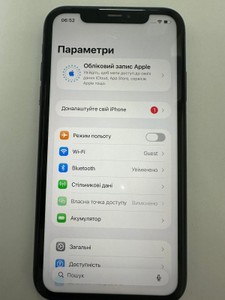 Б/у Мобільний телефон Apple iphone 11 128gb 01-201102826