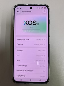 Б/в Мобільний телефон Infinix gt 30 8/256gb 01-201110868