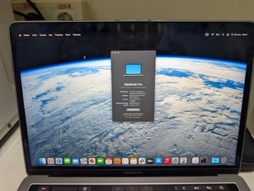 Б/в Ноутбук Apple macbook pro a1989 13,3" core i5 2,3 ghz/ram 16gb/ssd 256gb/intel iris plus graphics 655 01-201101604