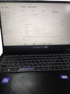 Gigabyte 15/core i5-12500h ddr5/16gb ddr5/hdd *відсутній/ssd 512 gb/geforce rtx4050 6gb
