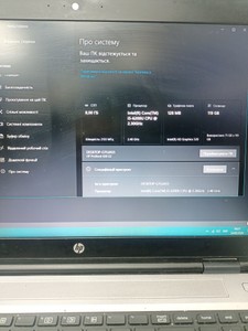 Б/в Ноутбук Hp 15/core i5 6200u ddr3/8gb ddr4/ssd 128 gb/*інтегрована 01-201133675