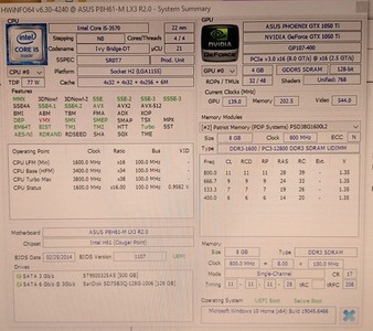Б/в Системний блок Пк intel core i5-3570/ram 8 gb/hdd 500 gb/ssd відсутній/nvidia gtx 1050 ti (geforce) 4gb gddr5 128bit 01-201138445