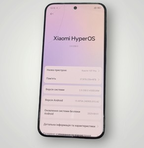 Б/в Мобільний телефон Xiaomi 15t pro 12/256gb 01-201126981