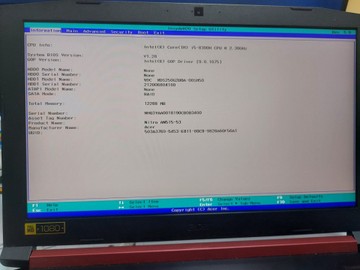 Б/в Ноутбук Acer 15/core i5 8300h ddr4/12gb ddr4/ssd 250 gb/geforce gtx1050ti 4gb 01-201163739