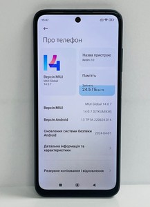 Б/в Мобільний телефон Xiaomi redmi 10 4/64gb 01-201180909