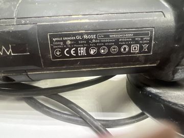 Б/в Кутова шліфмашина Dnipro-M gl-160se 01-200580874