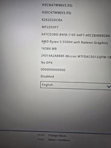 01-200755333: Lenovo ideapad gaming 3 15ach6