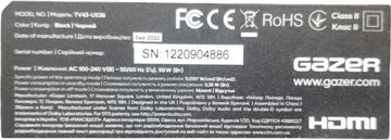 Б/в Телевізор Gazer tv43-fn1 01-200775061