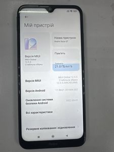 Б/в Мобільний телефон Xiaomi redmi note 8t 4/64gb 01-200836584