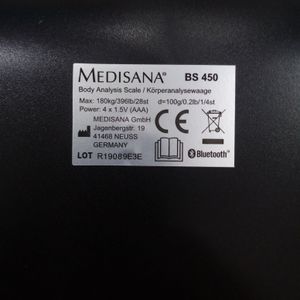 Б/у Электронные весы Medisana body analysis scale bs 450 01-200839149