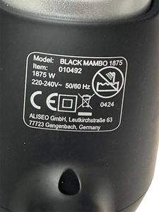 Б/в Фен Aliseo black mambo 1875 01-200843885