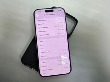 Б/в Мобільний телефон Apple iphone 16 pro max 1tb 01-200861200