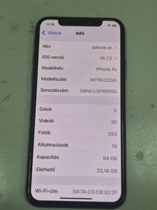 Б/в Мобільний телефон Apple iphone xs max 64gb 01-200866693