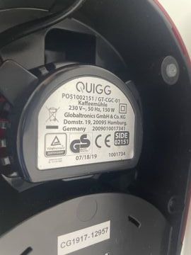 Б/в Кавомолка Quigg gt-cgc-01 01-200894491