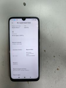 Б/в Мобільний телефон Xiaomi redmi note 7 4/64gb 01-200896542