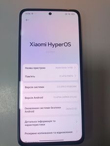 Б/в Мобільний телефон Xiaomi redmi note 14 8/256gb 01-200913567