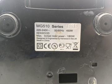 Б/у Мясорубка Kenwood mg510 01-200928469