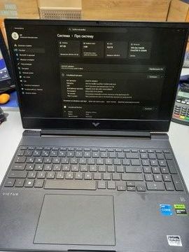 Б/в Ноутбук Hp 15/core i5-12450h ddr5/16gb ddr4/hdd *відсутній/ssd 480 gb/geforce rtx3050 4gb 01-200929742