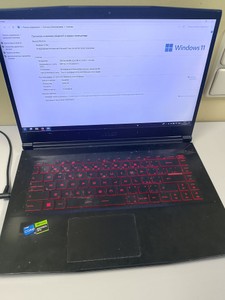 Msi 15/core i5-12450h ddr5/8gb ddr5/hdd *відсутній/ssd 512 gb/geforce rtx3050 4gb