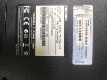 Б/в Ноутбук Toshiba 15/core i5 2410m ddr3/6gb ddr3/hdd 80 gb/*інтегрована 01-201057074
