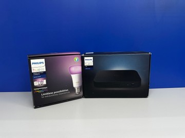 Б/в Комплект розумного освітлення Philips philips hue e27 + hdmi sync box 01-201064534