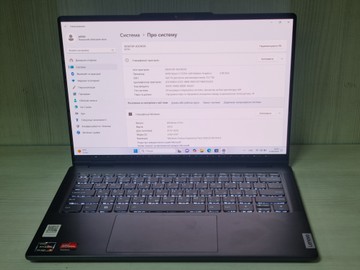 Б/в Ноутбук Lenovo yoga/14/ryzen 5 7535u ddr5/16gb ddr5/ssd 512 gb/*інтегрована 01-201012544