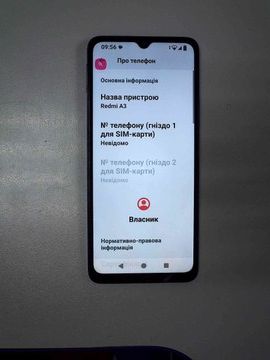 Б/в Мобільний телефон Xiaomi redmi a3 3/64gb 01-201127785