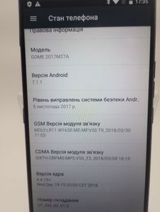 Б/в Мобільний телефон Gome u7 4/64gb 01-200810376