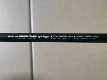 Б/в Спінінг Daiwa ninja njx802lfs-ad 2.40m 4-18g 01-200849105