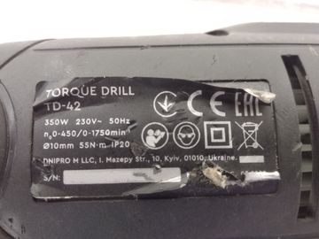 Б/в Шурупокрут Dnipro-M td-42 01-200884209