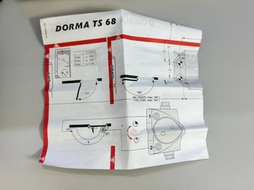 Б/в Доводчик дверний Dorma ts68 01-200889170