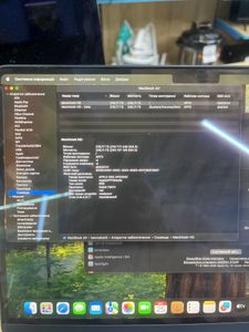 Б/в Ноутбук Apple macbook air 13,6" 2025 mc6t4 / apple m4/ 10 core gpu/ ram 16gb/ ssd 256gb/ a3240 01-200901095