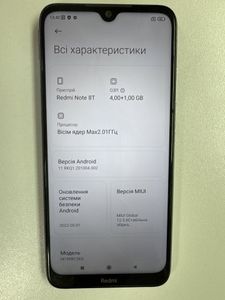 Б/в Мобільний телефон Xiaomi redmi note 8t 4/64gb 01-200904253