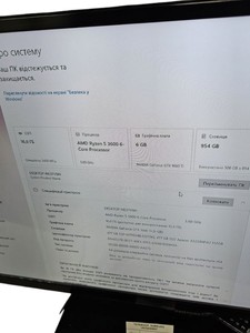 Б/в Системний блок Пк amd ryzen 5 3600/ram 16 gb/hdd відсутній/ssd 512 gb+512 gb/nvidia gtx 1660 ti (geforce) 6gb gddr6 1 01-200917972