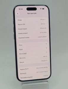 Б/в Мобільний телефон Apple iphone air 256gb 01-201026240