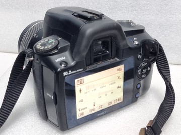 Б/в Фотоапарат цифровий Sony alpha dslr-a200 (sony sal1855 (dt 3.5-5.6/18-55 sam)) 01-201020401