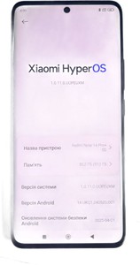 Б/в Мобільний телефон Xiaomi redmi note 14 pro+ 5g 12/512gb 01-201042008