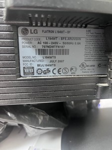 Б/в Монітор Lg l194wts 01-201048380