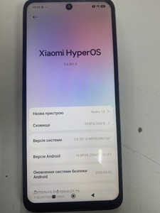 Б/у Мобільний телефон Xiaomi redmi 13 8/256gb 01-201053426