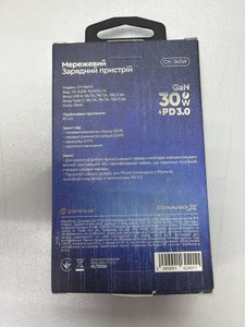 Б/в Мережевий зарядний пристрій Grand-X ch-360w 30w 01-201117034