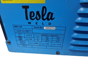 Б/у Сварочный аппарат Tesla weld mma 245 01-201138246