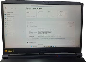 Б/в Ноутбук Acer 15/core i5-11400h ddr4/16gb ddr4/ssd 512 gb/geforce rtx3050 4gb 01-200804936